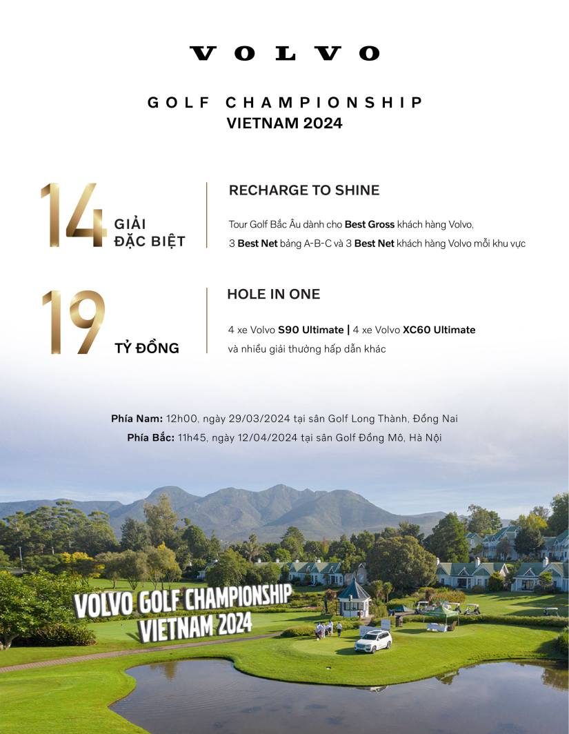 Cơ cấu giải thưởng giải Volvo Golf Championship Vietnam 2024